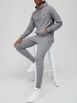 Image of Lyle & Scott Skinny Fit Joggers - Grey Marl, Size L, Men