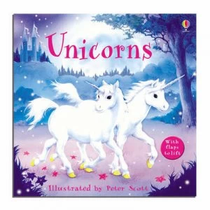 Image of The Usborne Flap Book of Unicorns by Peter Scott Hardback