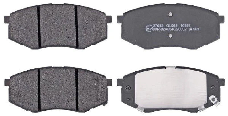 Image of A.B.S. 37932 Brake pad set with acoustic wear warning Brake Pad Set,disc brake (402)