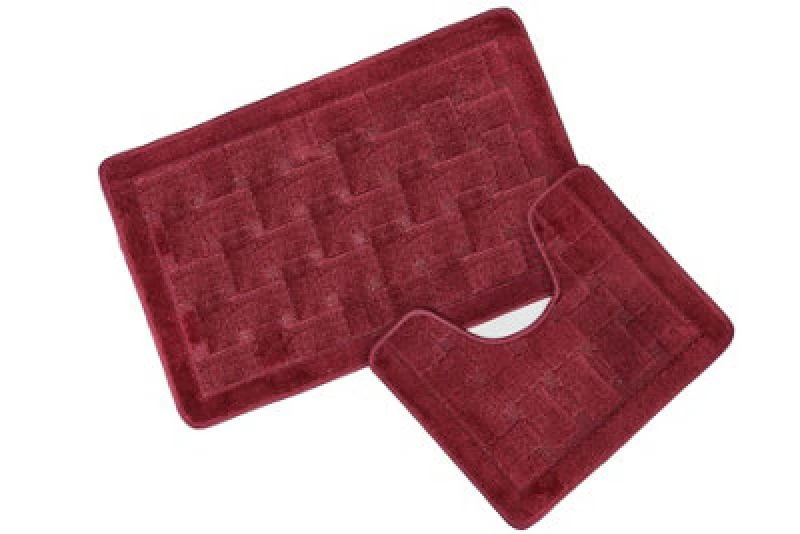 Image of EMMA BARCLAY Easy Care Bath Set - Wine 12401388