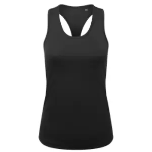 image of TriDri Womens/Ladies Performance Recycled Vest (XL) (Black)