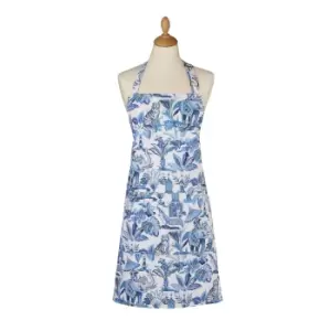 Image of Ulster Weavers India Blue Apron Blue, White and Grey