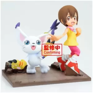 image of Banpresto Digimon Adventure DXF Adventure Archives Hikari & Tailmon Figure