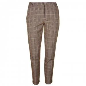 image of Sofie Schnoor Noa Check Trousers - Brown Check