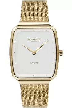 Image of Ladies Obaku Tern Lille Gold Watch V267LXGIMG