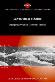 Image of Law in Times of Crisis by Oren Gross Paperback