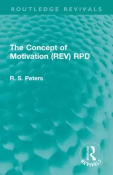 Image of The Concept of Motivation (REV) RPD