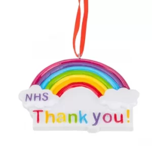 image of NHS Thank You Personalisable Hanging Ornament