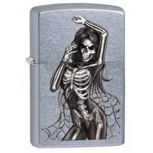 Image of Zippo Skeleton Classic Street Chrome
