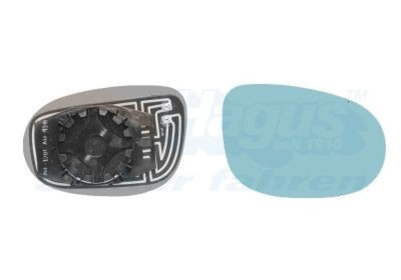 Image of VAN WEZEL Wing mirror glass VAN WEZEL 1743838