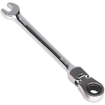 Image of Sealey Flexible Head Ratchet Combination Spanner Metric 8mm
