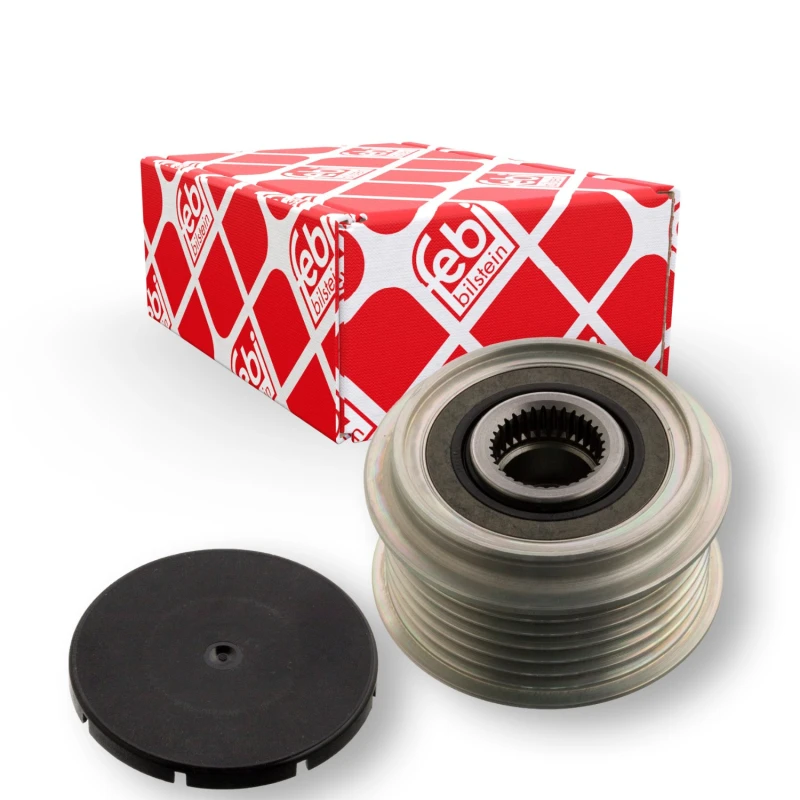 Image of FEBI BILSTEIN 101786 Freewheel Clutch Width: 43mm, with lid Freewheel Clutch,alternator (1390)