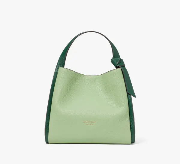 Image of Knott Colorblocked Medium Crossbody Tote