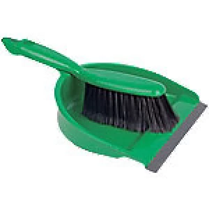 image of Robert Scott Dustpan and Brush Set Soft Green