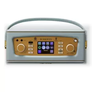 image of Roberts ISTREAMLDE Revival Smart DAB FM Radio with Alexa in Duck Egg B