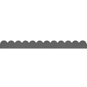 Image of Ez Border Flexi Curve Scallop Border - Grey