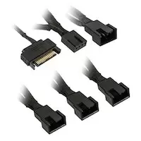 Image of Kolink 1-4 PWM Braided Splitter Cable - 35cm