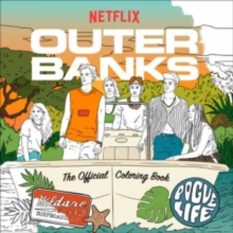 Image of Outer Banks: The Official Coloring Book Paperback / softback