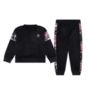 image of Firetrap Velvet Set - Pink