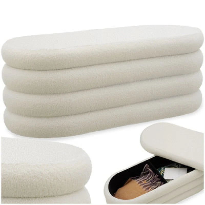 Image of tectake Bench Altu in Beige Beige Unisex
