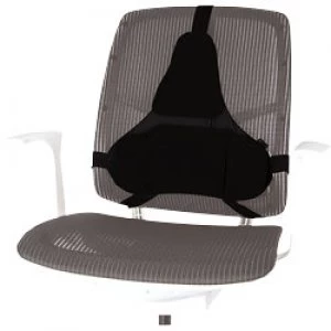Image of Fellowes Back Rest Ultimate Black 375 x 365 mm