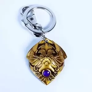 image of Warhammer 40K Metal Keychain Custodian Shoulder Plate