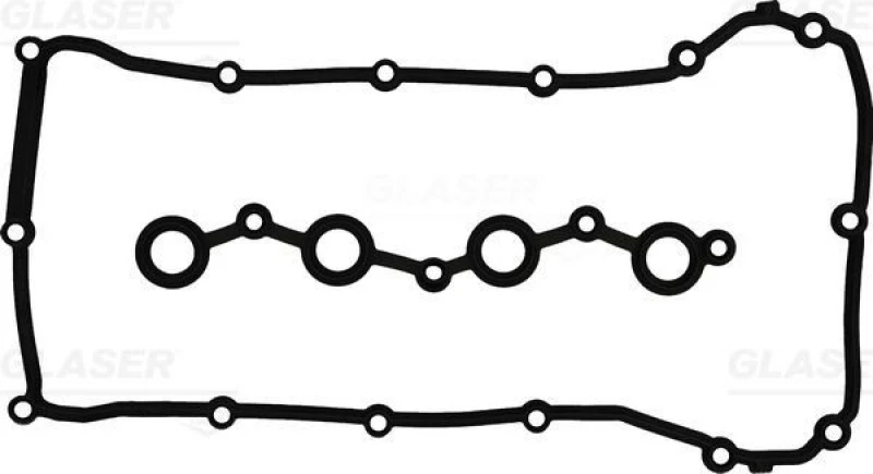 Image of GLASER Gasket Set, cylinder head cover GLASER V83454-00