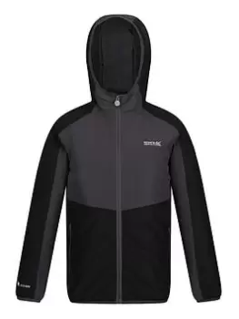 Image of Boys, Regatta Kids Volcanics VI Waterproof Insulated Jacket - Black/Grey, Size 11-12 Years