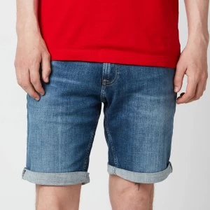 image of Tommy Jeans Mens Scanton Slim Denim Shorts - Hampton MB - 30