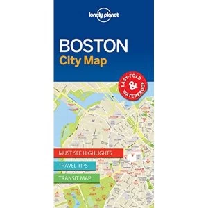 Image of Lonely Planet Boston City Map Sheet map, folded 2017