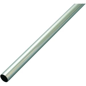 Image of Wickes Interior Multi Rail Tube - 19mm x 1.82m Chrome