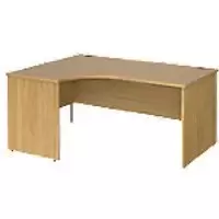 image of Dams International Left Hand Ergonomic Desk MP16ELO 1,600 x 1,200 x 725 mm