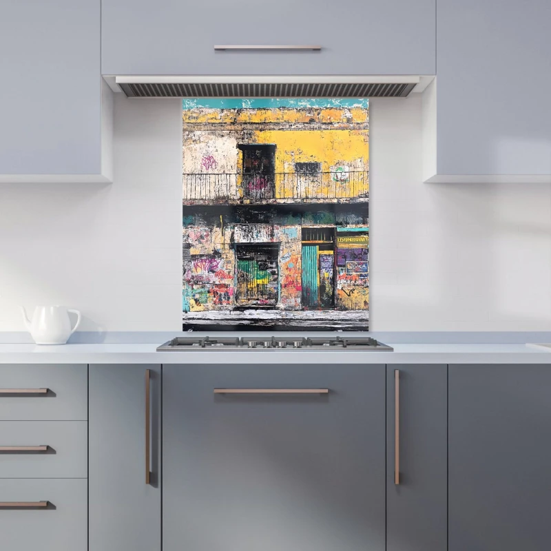 Image of Designer Kitchen Splashbacks Jasper Reed: 00009 Kitchen Splashback Size: 600mm x 750mm Multicolor Unisex 600mm x 750mm