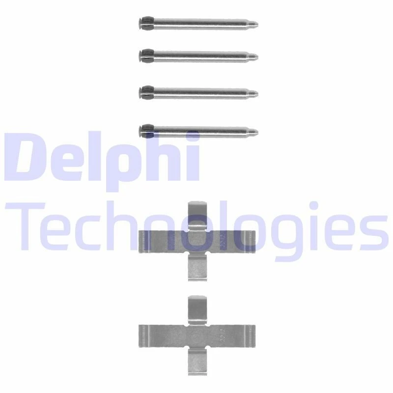 Image of DELPHI Brake pad fitting kit DELPHI LX0094
