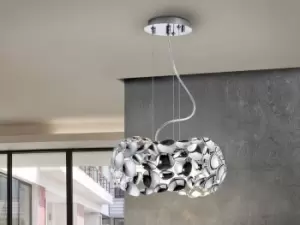 Image of Narisa 3 Light Ceiling Pendant Chrome, G9