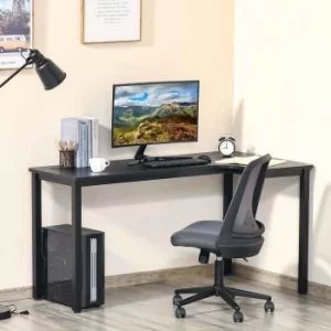 image of Treyew L-Shape Carbon Fibre Left Hand Corner Desk, black