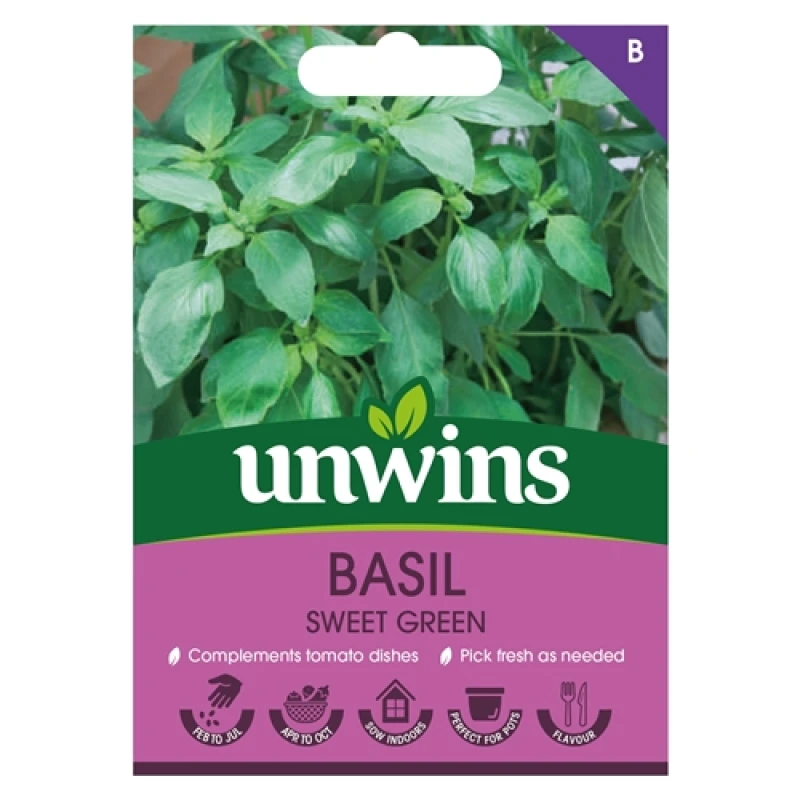 Image of Unwins Herb Basil Sweet Green