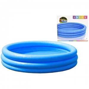 image of Intex 3 Ring Crystal Paddling Pool 66" - 66x15Inch