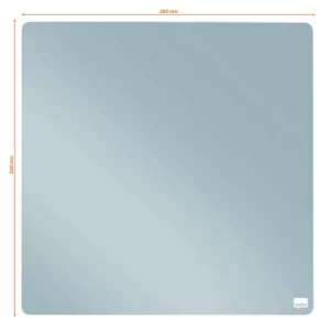 image of Nobo Magnetic Whiteboard Tile 360 x 360mm, Grey