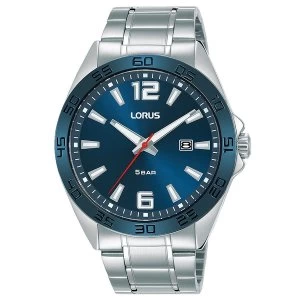 image of Lorus RH913NX9 Mens Sports Bracelet Watch with Brushed & Polished Finish Case