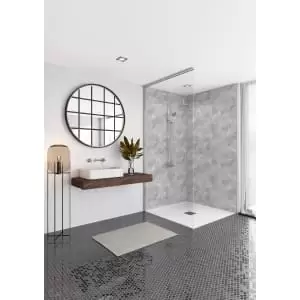 image of Mermaid Elite Serpentine Stone Post Form Single Shower Panel 2420 x 1200mm