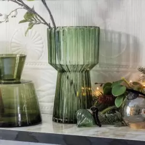 Image of Crossland Grove Pescara Vase Green 155X155X285Mm Green