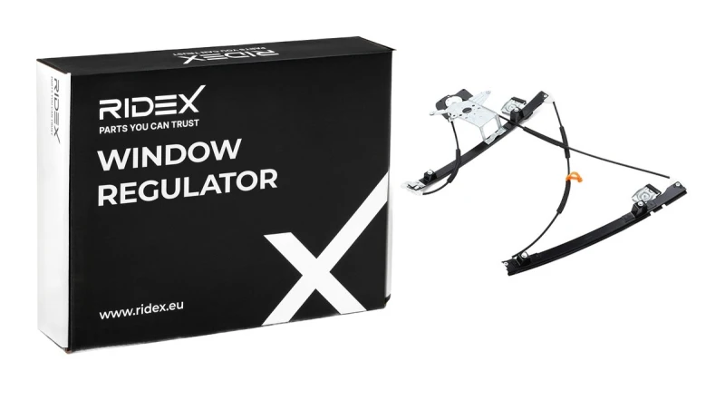 Image of RIDEX 1561W0047 Window regulator Right Front, Operating Mode: Electric, without electric motor Window Winder (1561)