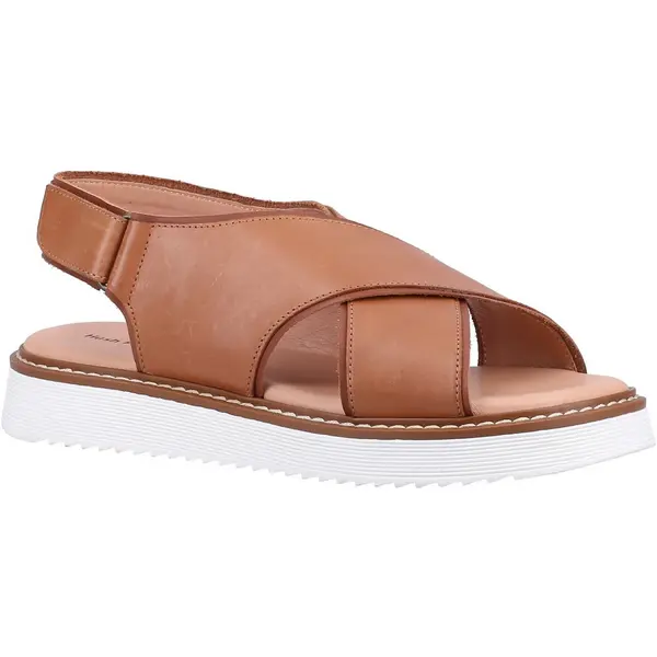 image of Hush Puppies Womens Clarissa Adjustable Leather Sandals - UK 7