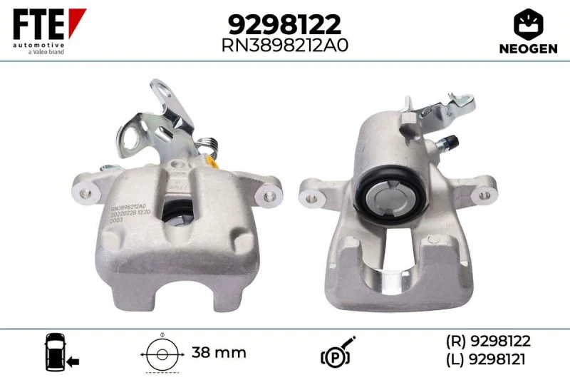 Image of Brake caliper FTE 9298122