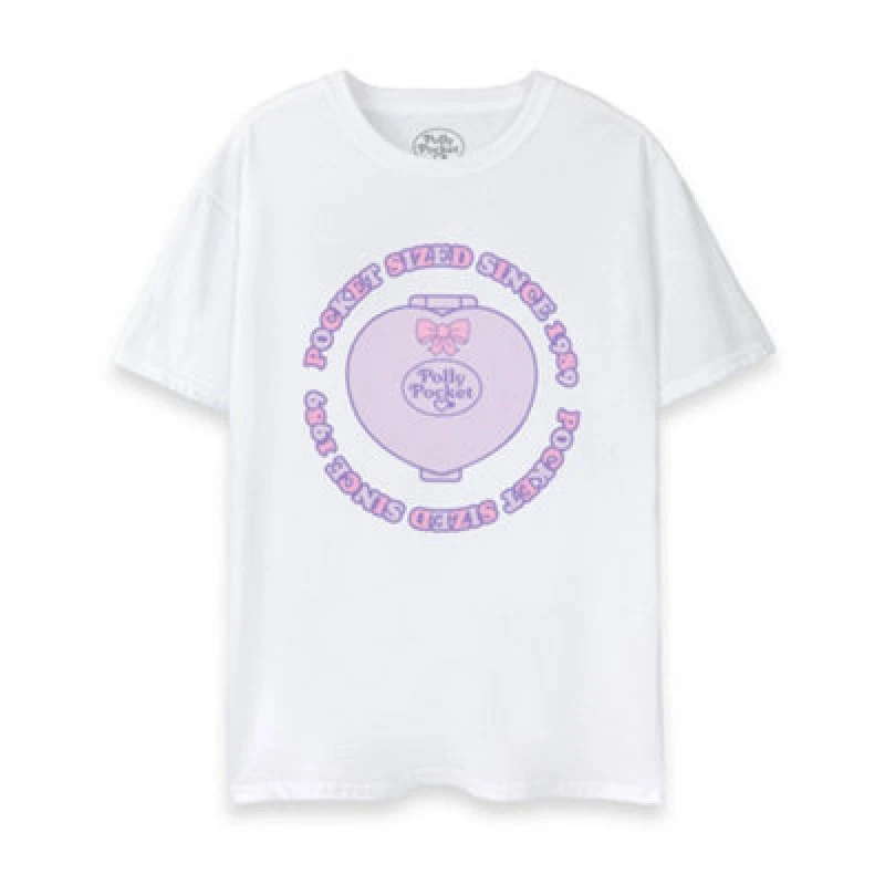 Image of Polly Pocket Short Sleeved T-Shirt White female