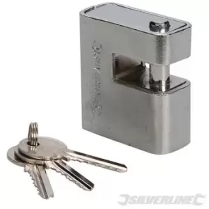 image of Silverline - 819718) Close Armoured Shutter Lock Padlock 60mm