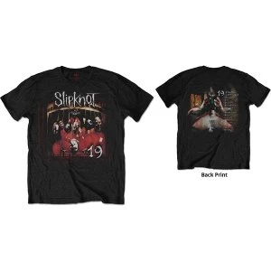 Image of Slipknot - Debut Album 19 Years Unisex Large T-Shirt - Black