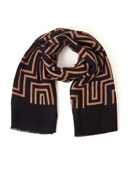 image of Accessorize Firenze Supersoft Blanket, Multi, Women