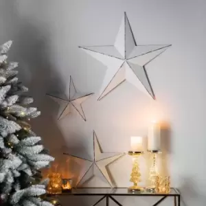 Image of Crossland Grove Stow Textured Star White Large 605x70x580mm